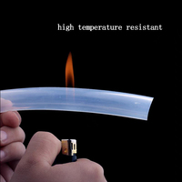 Tuyau en silicone transparent de qualité alimentaire pour pompe péristaltique, distributeurs d'eau et drainage domestique