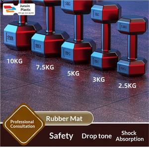 Tapetes de Gimnasio de Goma Encastrables Premium, Antideslizantes y Absorbentes de Impactos para Gimnasios Comerciales y Domésticos - Product Image 3