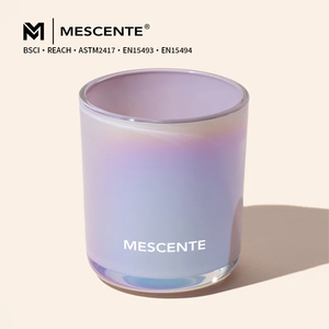 Оптовая продажа: Премиальные переливающиеся стеклянные подсвечники MESCENTE класса люкс, пустые стаканы для свечей, банки для свечей с крышкой на заказ - Product Image 2