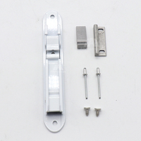 Usine de design moderne Accessoires en aluminium Serrure à guillotine pour fenêtre coulissante Types de serrures avec vis à tête fraisée croisée