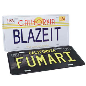 Placa de matrícula de metal, - Product Image 5