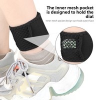 Podomètre de fitness long/court pour la course à pied, compteur de pas anti-chute avec sangle de cheville réglable, pour usage domestique, en maille sportive