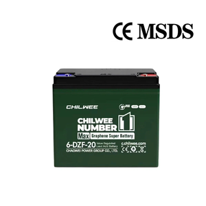 Аккумулятор свинцово-кислотный VRLA Chilwee 6-DZF-20 12В 20Ач 32Ач CW12-25 для электромобилей, электровелосипедов, велосипедов/скутеров/трициклов с сертификатом CE - Product Image 1