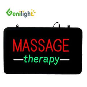 Genilight 22*13 pouces CE RoHS acrylique MASSOTHÉRAPIE Publicité enseigne au néon pour salon <span class=keywords><strong>de</strong></span> <span class=keywords><strong>MASSAGE</strong></span> - Product Image 1