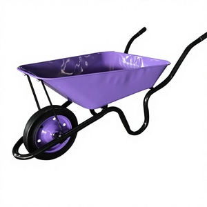 Carretilla de una rueda de venta directa de fábrica, tolva engrosada para transporte y manipulación - Product Image 1