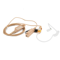 Walkie Talkie Gp328 6 Pin Earphone Woki Toki Headphone Headset Spring Tube Ear Earpiece untuk Motorola GP338 GP340 HT1250LS MTX960