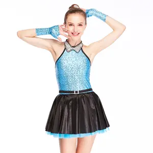 Literary Artistic Stage Performances Dance Clothes Adult New Modern Ballet Sequins One Piece Children's Costumes