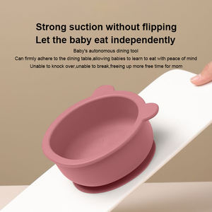 ชามซิลิโคนรูปสัตว์สำหรับ<span class=keywords><strong>เด็ก</strong></span>ทารกถ้วยดูดซิลิโคนกันลวกปลอดภัยสำหรับใช้บนโต๊ะอาหาร - Product Image 3