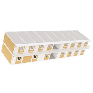 Maison conteneur détachable rectangulaire au design moderne, respirante, pour bureau ou résidence, avec installation sur site - Product Image 2