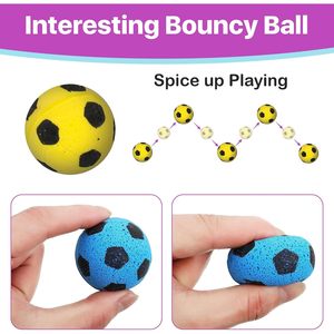 Jouets pour chats en forme de ballon de football, lot de 4, colorés, interactifs, pour lutter contre l'ennui, pour chats et chatons - Product Image 5