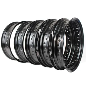 Conjunto completo de rodas de supermoto, 16 17 polegadas, liga de alumínio, jantes, roda de motocicleta