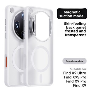 Capa para Celular <span class=keywords><strong>Oppo</strong></span> Find X9 Ultra Magnética Transparente Fosca Estilo Ins Matte X9 Pro Sensação de Pele Colorida 2 em 1 - Product Image 4