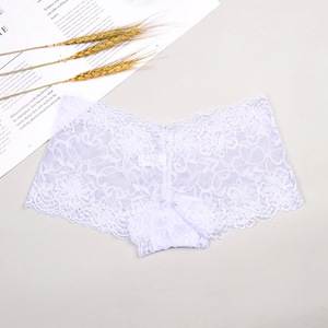 กางเกงในผู้หญิงแฟชั่นขายส่ง แบบโปร่งใส เซ็กซี่ ลายดอกไม้ ลูกไม้ ไร้ตะเข็บ ไซส์ใหญ่ - Product Image 6