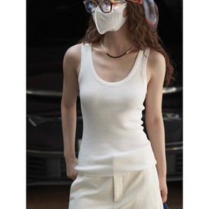 Camiseta de Tirantes Corta de Punto Transpirable, Estilo Coreano, Informal y Moderna, con Protección UV, para <span class=keywords><strong>Mujer</strong></span>, Otoño - Product Image 4