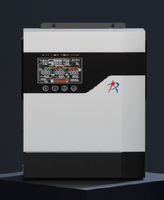 Onduleur solaire hybride monophasé CE pour 5-12KW, silicium monocristallin, MPPT, lithium-ion, 48V 220V, usage commercial