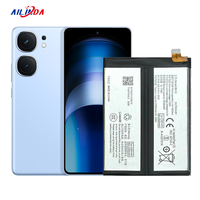 Batterie de téléphone portable Li-polymère originale de haute qualité 5160mAh BA13 pour VIVO IQOO Neo 9/9 Pro Remplacement Stock Garantie 12 mois