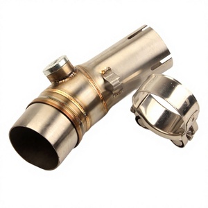 Stainless Steel <b>Exhaust</b> Mid Section Pipe For Kawasaki ER6N Ninja650R ER6F Motorcycle Modification - Product Image 2