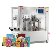 Sachets plastiques Doypack à remplissage automatique contrôlé par PLC pour bonbons, gaufrettes, biscuits, fromage, chocolat, sucettes, gelée, riz
