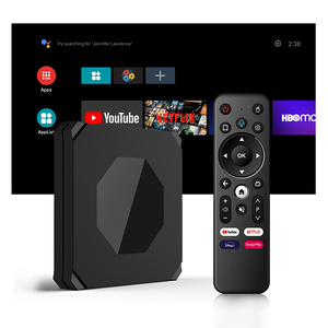 OEM Customize GT6 Pro 2GB 16GB Quad Core Stb 4K AndroidTV TV Box ATV UI with Voice Remote Control IPTV Set Top Box