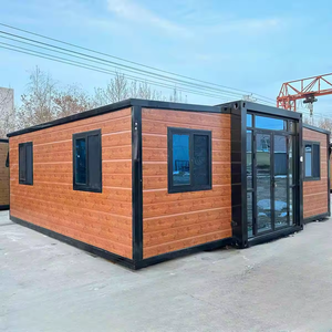 บ้านคอนเทนเนอร์พับได้ขนาด 20 ฟุต 40 ฟุต โครงสร้างเหล็ก บ้านสำเร็จรูป บ้านขนาดเล็ก พร้อมบ้านสำเร็จรูปที่ปรับแต่งได้ - Product Image 3
