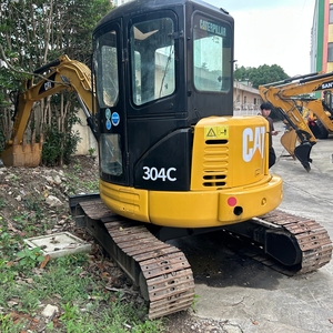 Mini-excavatrice hydraulique Caterpillar 304C CR d'occasion, 4 tonnes, compacte, à braquage zéro, petite pelle CAT304C à vendre - Product Image 6