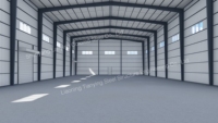 Edificio Industrial de Acero Prediseñado con Puente Riel para Grúa de 3T, 10T, 32T, 50T, 100T, 250T