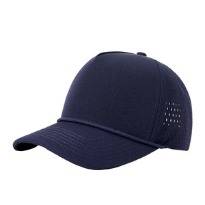 หมวกเบสบอลตาข่ายห้าแผง สีน้ำเงินเข้ม ระบายอากาศได้ดี แห้งเร็ว ป้องกันแสงแดด สำหรับผู้ชาย ใช้กลางแจ้ง - Product Image 1