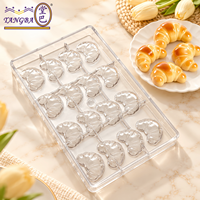Moule à croissants personnalisable Tangba, moule à chocolat OEM ODM en polycarbonate, moule à pralines à démoulage facile pour boulangerie française, fabrication de bonbons