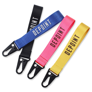 Mới Nhất Biểu Tượng Tùy Chỉnh Thăng Hoa Ngắn Keychain Dây Buộc Xe Máy Jdm Dây Buộc Cổ Tay Với Eagle Móc - Product Image 2