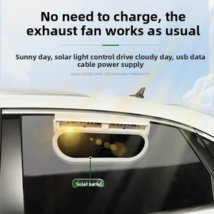 Nouveau ventilateur <span class=keywords><strong>d</strong></span>'échappement de <span class=keywords><strong>voiture</strong></span> 2026 pour la circulation <span class=keywords><strong>d</strong></span>'<span class=keywords><strong>air</strong></span> estival en véhicule, <span class=keywords><strong>extracteur</strong></span> de fumée, sans alimentation électrique - Product Image 3