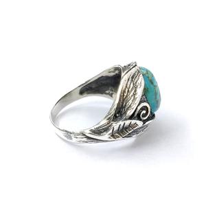 Anillo de Cobre Azul TQ, Anillo de Plata de Ley 925 con Piedras Preciosas, Colección Hecha a Mano de Cobre Azul TQ, Anillos Finos, Joyería de Plata, Precio al por Mayor - Product Image 2