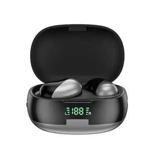 JBL无线耳机带硅耳钩有源降噪IPX防水带麦克风，适用于手机DJ