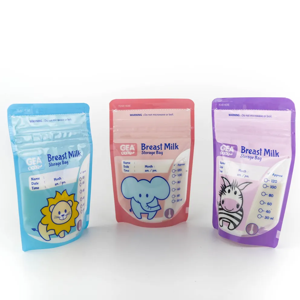 zhejiang baysun hot selling baby products common design popular breast milk storage bags