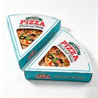 Boîte à emporter pour restaurant, en carton, pliable, rigide, jetable, mini, triangulaire, avec finition mate, pour emballage alimentaire
