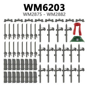 WM6203 Armin Jean Kirstein Mikasa Levi Ackerman Conny Springe Sasha Braus <span class=keywords><strong>Hange</strong></span> <span class=keywords><strong>Zoe</strong></span> Anime AOT Mini DIY bloques de construcción juguetes para niños - Product Image 2