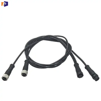 Connecteur Étanche IP67 IP68 pour Câble Électrique, Prise Circulaire Mâle/Femelle à Souder, Connecteur M12 3 4 5 6 7 8 Broches