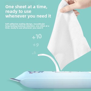 Salviette Umidificate Portatili per Neonati in Tessuto Non Tessuto, Confezione da 10 Pezzi con Apertura a Strappo, per Pulizia con Acqua Pura, Cura del Bambino e della Mamma, Regalo, Prezzo Basso - Product Image 3