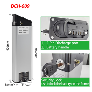 48V faltbare E-Bike-Batterie 14Ah Faltbare E-Bike-Batterien für Samebike LO26 20LVXD DCH006 48V 14Ah Batterie - Product Image 2