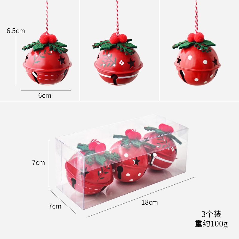 Cloche rouge 6cm-100g