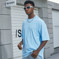 Vente en gros 100% coton tricoté surdimensionné T-shirt lourd personnalisé 3D pour mousse Logo hommes unisexe écologique respirant