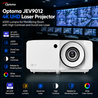 Projecteur laser Optoma JEV9012 4K UHD 4500 lumens pour salle de contrôle de sécurité avec faible latence et 4K natif