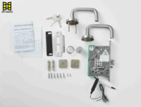 Serrure de porte à mortaise électrique KEYMAN UL, résistante au feu 3H, norme ANSI/BHMA Grade 1, version solénoïde, cylindre en acier inoxydable