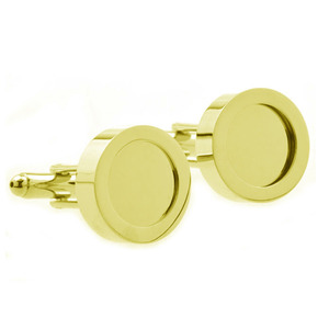 Bán buôn vàng bạc tự làm vải da chủ hộp ảnh trống Khuy măng sét tùy chỉnh phù hợp với TUXEDO Áo sơ mi phụ kiện trang sức Cuff liên kết - Product Image 3