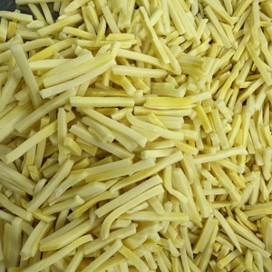 Brotes de bambú congelados IQF triturados corte fino 100% natural sin conservantes fresco y pieza pelada certificada BRC (Phyllostachys <span class=keywords><strong>Edulis</strong></span>) - Product Image 1