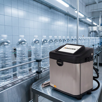 Imprimante jet d'encre CIJ industrielle continue à 34 points pour l'impression automatique de la date d'expiration et du code de lot