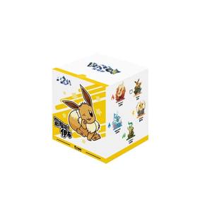Liqi Pokemond 100% Original Anime dessin animé 9 pièces/boîte Pokemoned Eevee Box V2 Kawaii PVC figurines pleine couleur imprimé conseil - Product Image 1