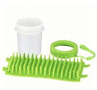 Gobelet Lave-Pattes pour Animaux de Compagnie, Nettoyeur Automatique de Pattes de Chien, Nettoyage Portable en Silicone, Fournitures de Toilettage pour Chiens