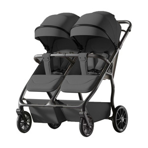 Passeggino Gemellare in Metallo Leggero e <span class=keywords><strong>Portatile</strong></span>, Pieghevole, con Sedute Girevoli Doppie, Reclinabili e Reversibili - Product Image 5