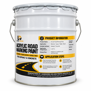 Solvent Based Acrylic Road Marking <b>Paint</b> Cold Applied Line Marking for Parking Lots and Roads - Product Image 1