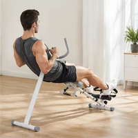 Machine à ramer multifonctionnelle 3-en-1 pour l'intérieur, entraîneur d'exercices abdominaux, équipement de fitness pliable pour la maison, moniteur numérique